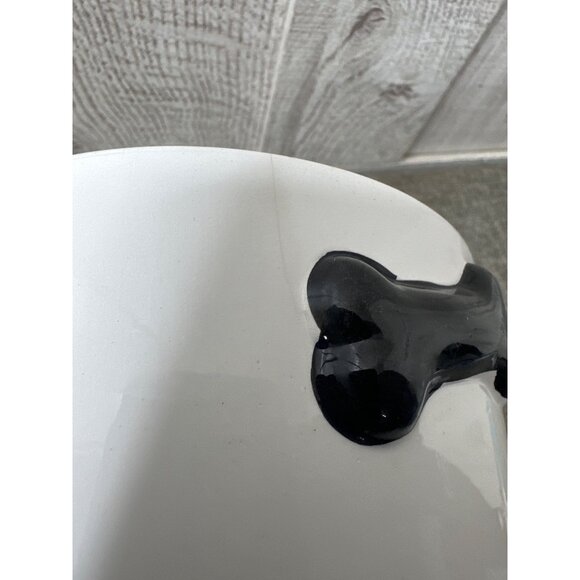 Dalmatian Themed Vintage Ceramic Dog Treat Jar With Bone Design & Lid - Picture 5 of 9